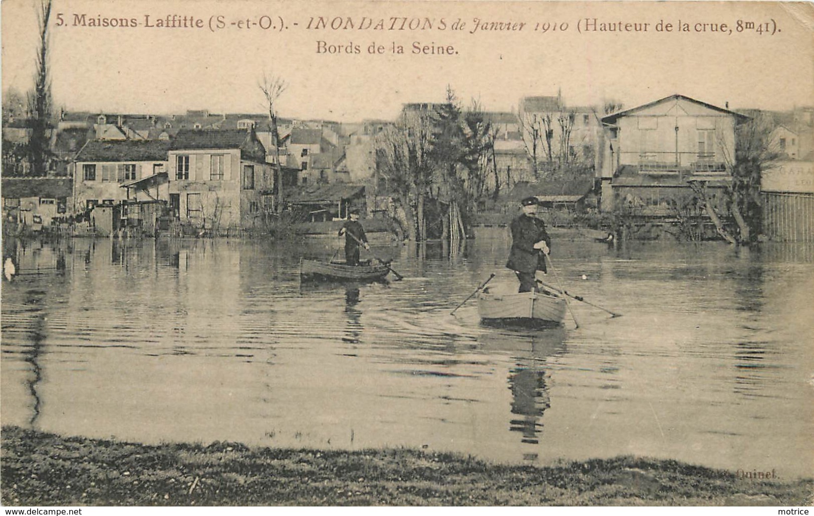 MAISONS LAFFITTE - Inondations De Janvier 1910, Bords De Seine. - Maisons-Laffitte