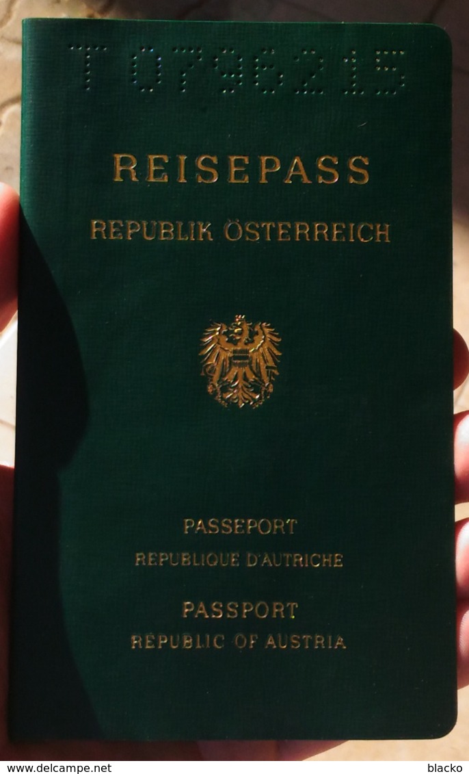 +++ Austria - Österreich - Passport Passeport Reisepass 1989 Db01 Em - Documenti Storici