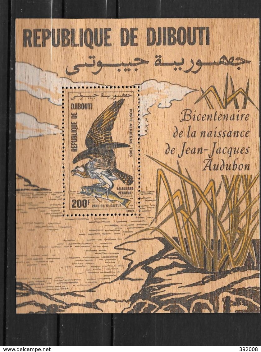 BF - 1985 - 4 **MNH - J.J. Audubon - Djibouti (1977-...)