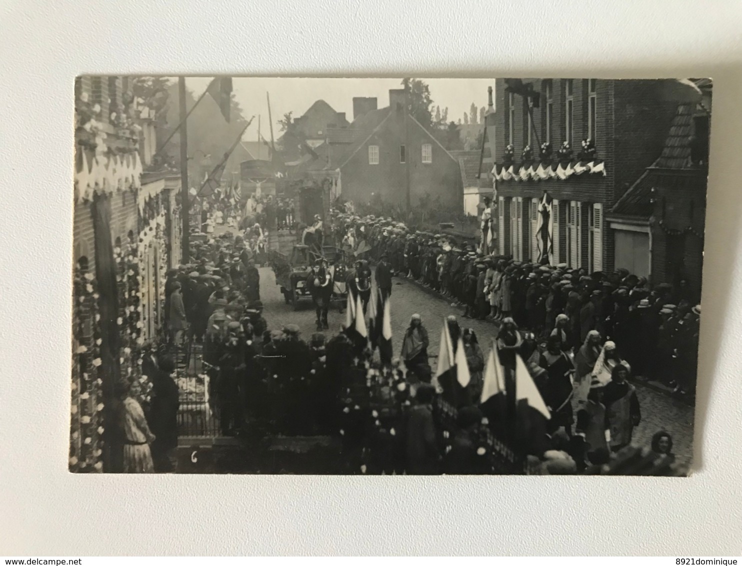 Dentergem - Denterghem - Processie - Fotopostkaart M. Delaere - Dentergem