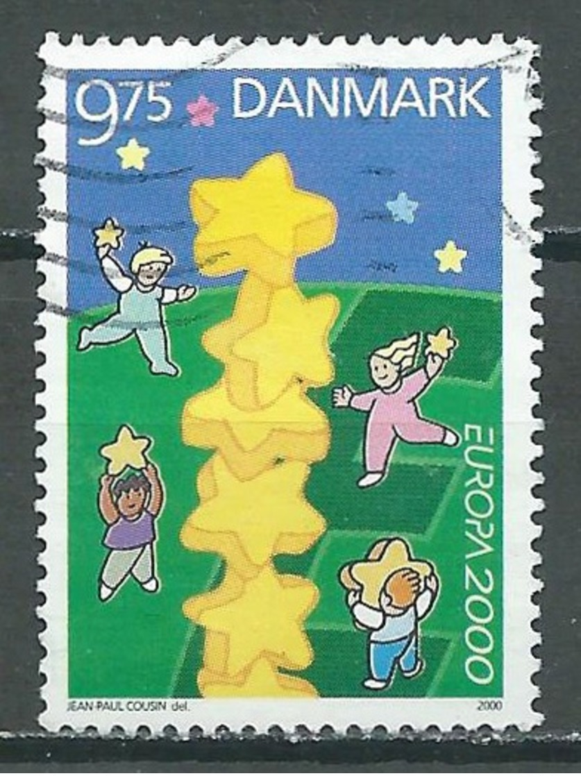Danemark YT N°1255 Europa 2000 Oblitéré ° - Usati