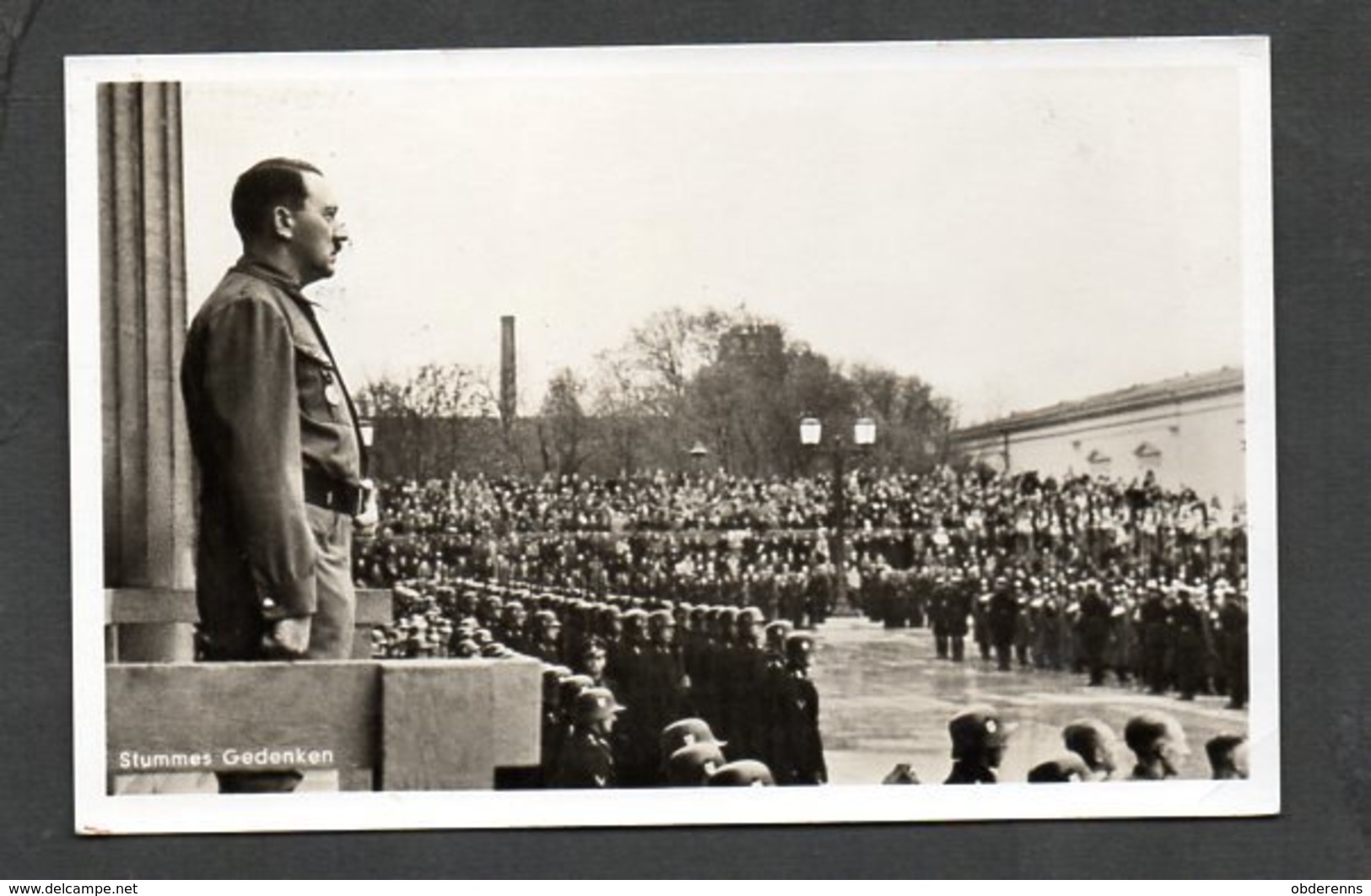 9. Novemberg 1937, Der Kanzler Mit Blutorden Auf Dem Königlichen Plat, Photo Hoffmann Nr. 1923/29 Mit SStpl. - Briefe U. Dokumente