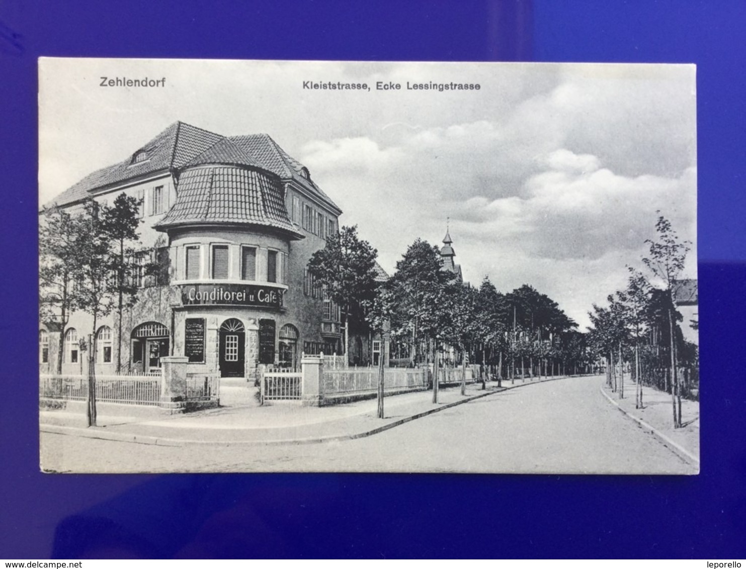 AK BERLIN ZEHLENDORF Kleiststrasse Lessingstrasse Conditorei Ca.1910// D*40320 - Zehlendorf