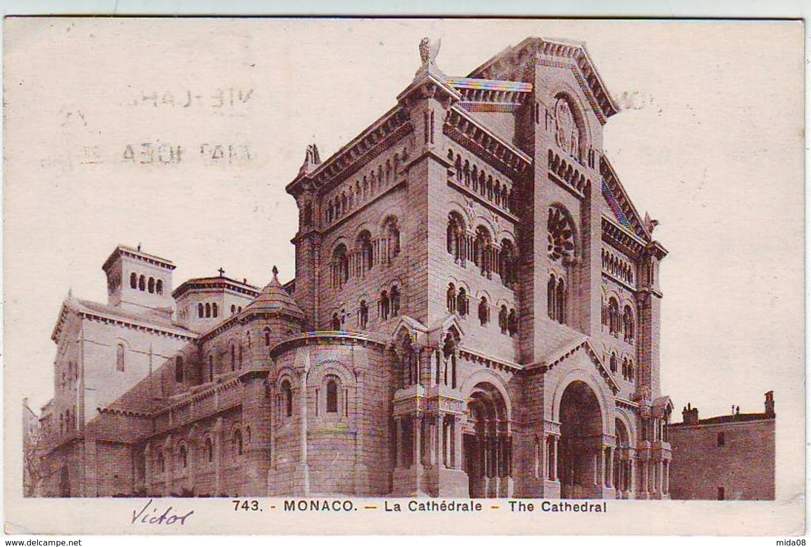 MONACO . LA CATHEDRALE . Beau Timbre . - Cathédrale Notre-Dame-Immaculée