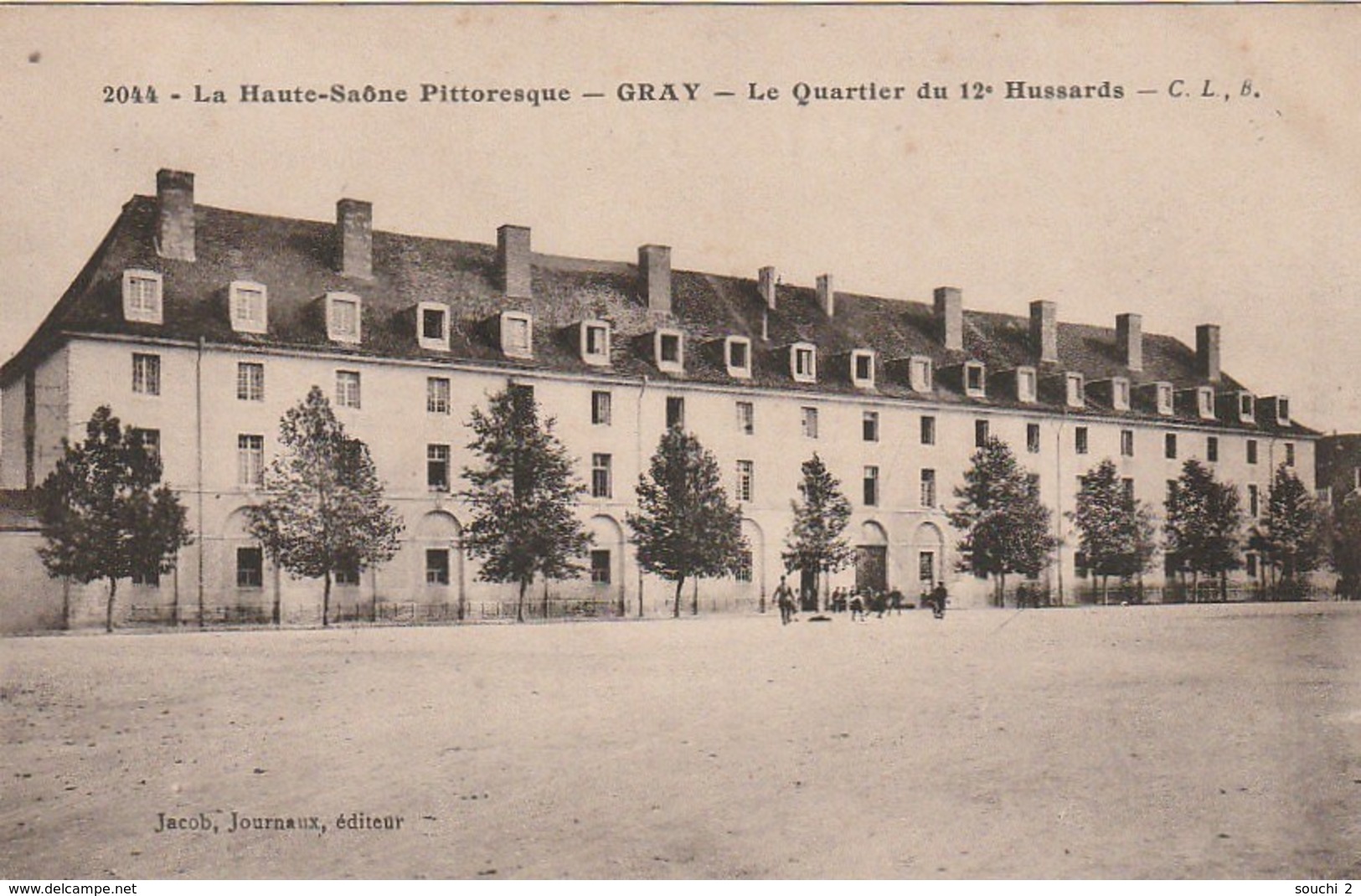 IN 10 - (70) GRAY  -  LA QUARTIER DU 12e HUSSARDS  - 2 SCANS - Gray