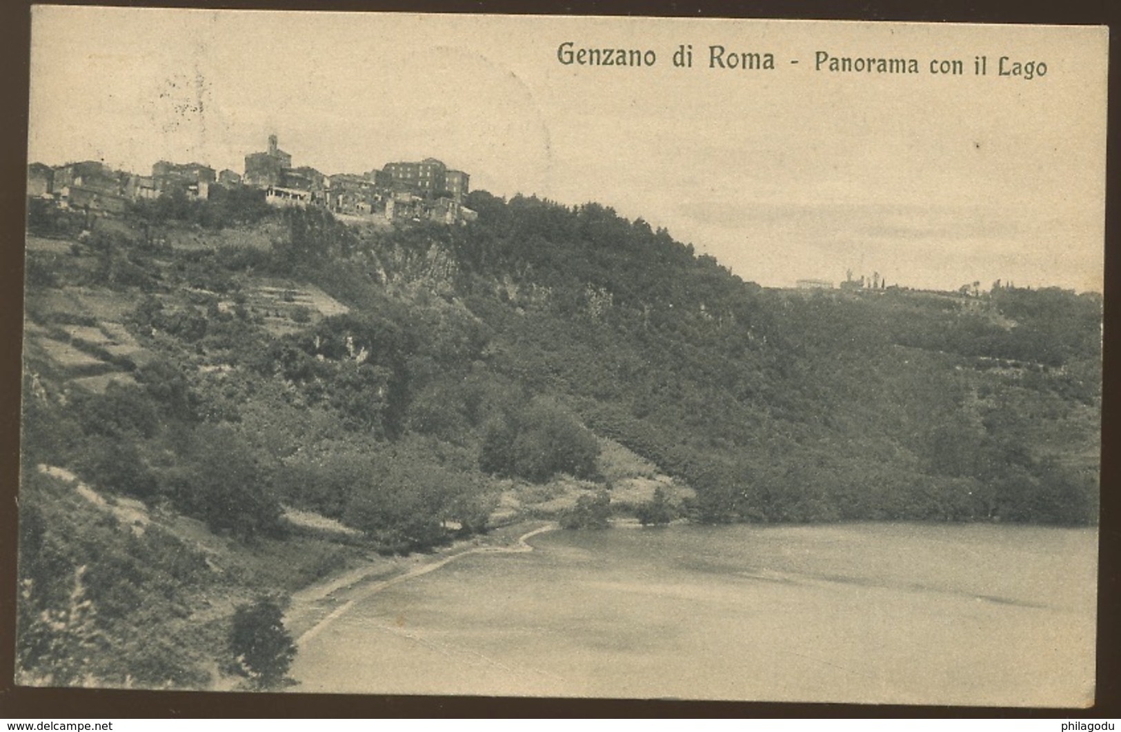 GENZANO Di. ROMA.  Panorama    Circulée En 1925 - Autres & Non Classés