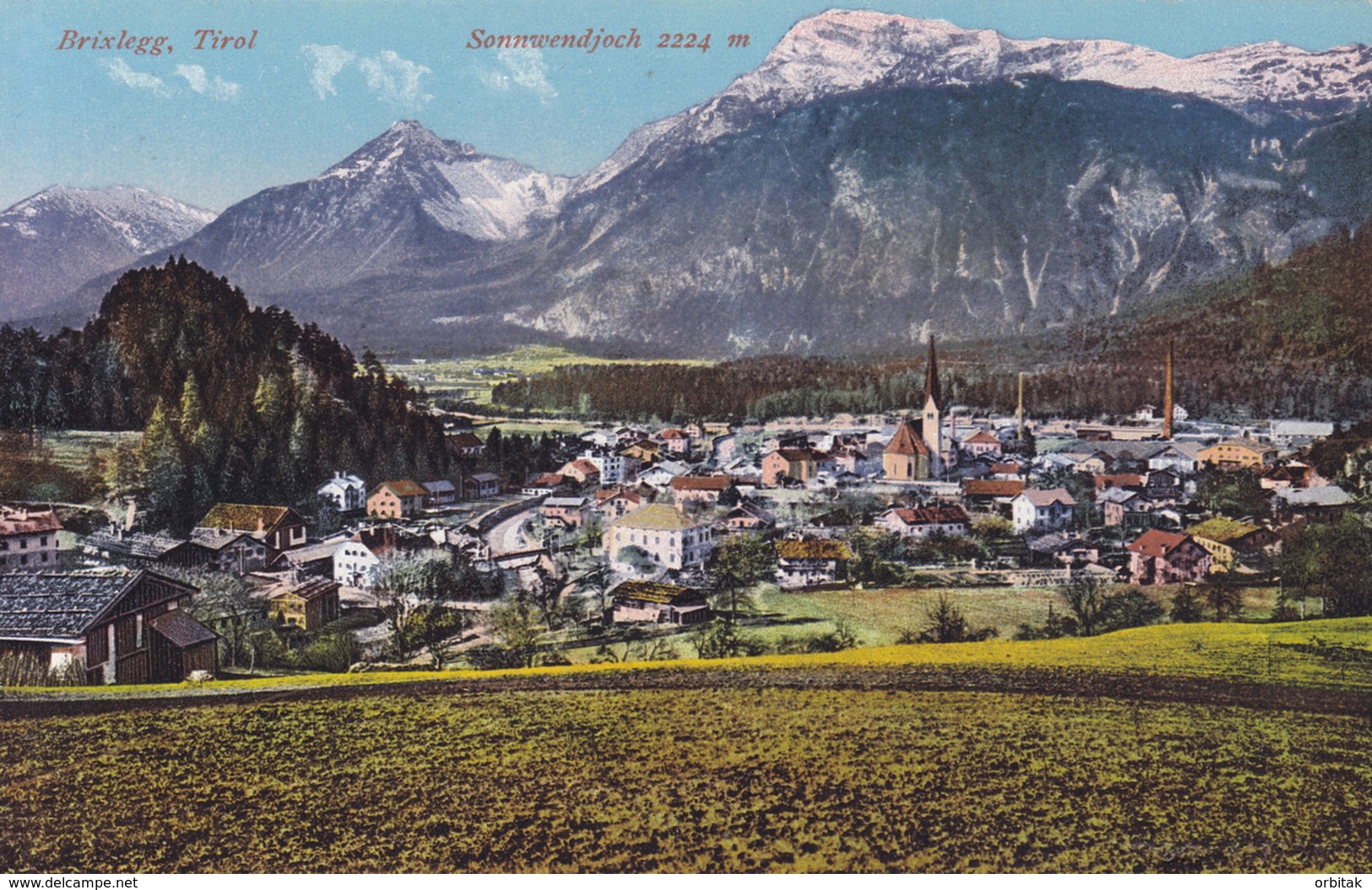 Brixlegg * Sonnwendjoch, Gesamtansicht, Gebirge, Tirol, Alpen * Österreich * AK848 - Brixlegg