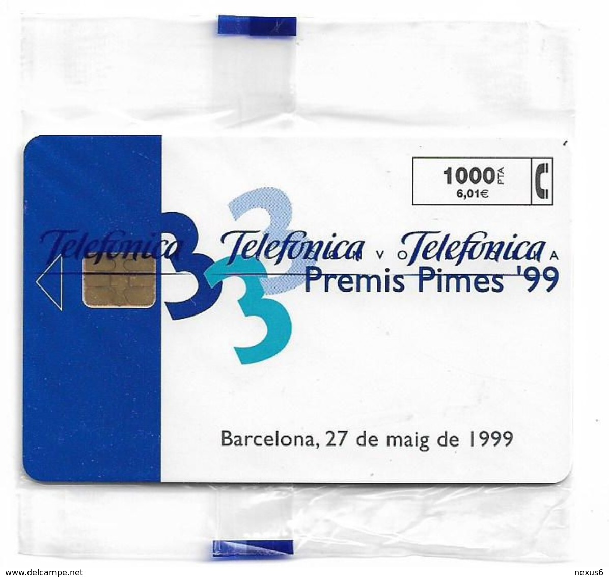 Spain - Telefónica - Premis Pimes '99 - P-384 - 05.1999, 2.800ex, NSB - Emissions Privées