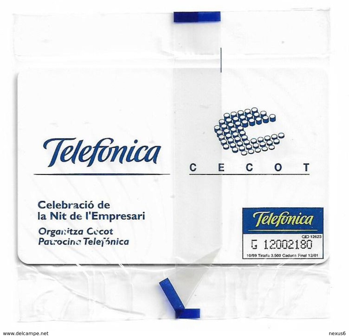 Spain - Telefónica - Nit Empresari 99 - P-402 - 10.1999, 3.500ex, NSB - Privatausgaben