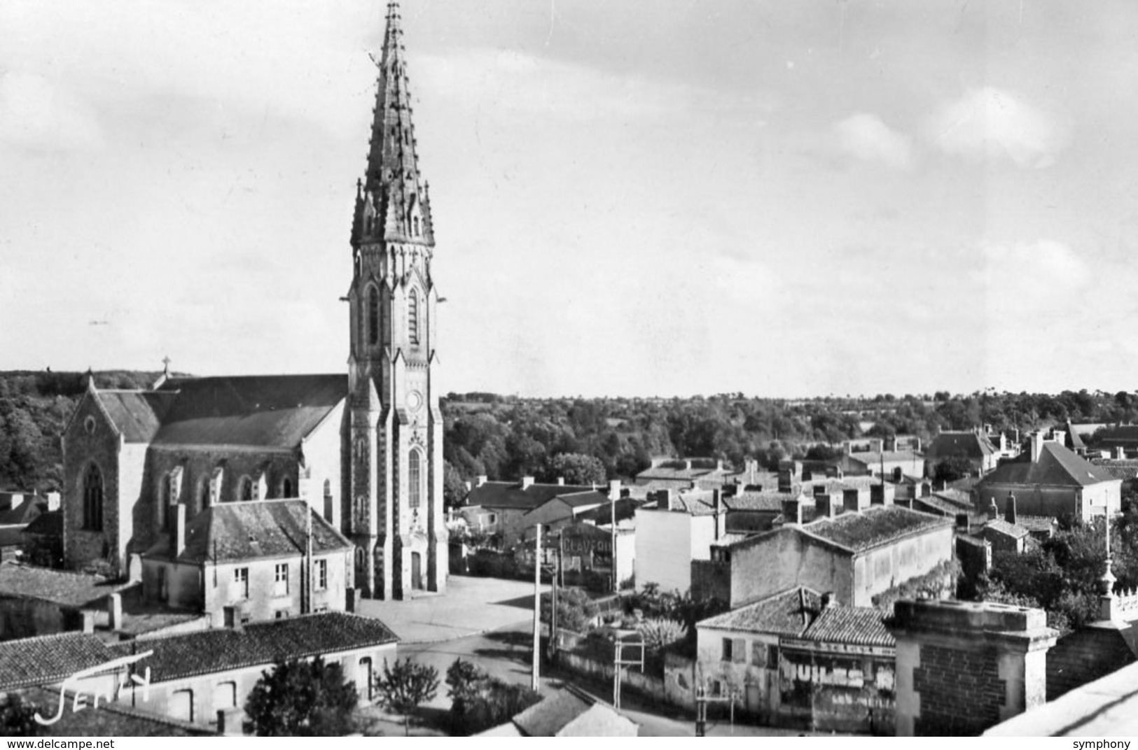 85. CPSM. LA MOTHE ACHARD.  Panorama De La Ville. - La Mothe Achard