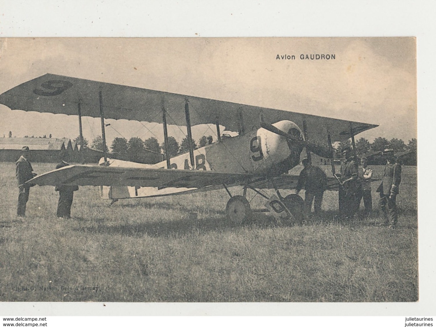 AVION AVIATEUR AVION GAUDRON CPA BON ETAT - 1919-1938: Entre Guerres