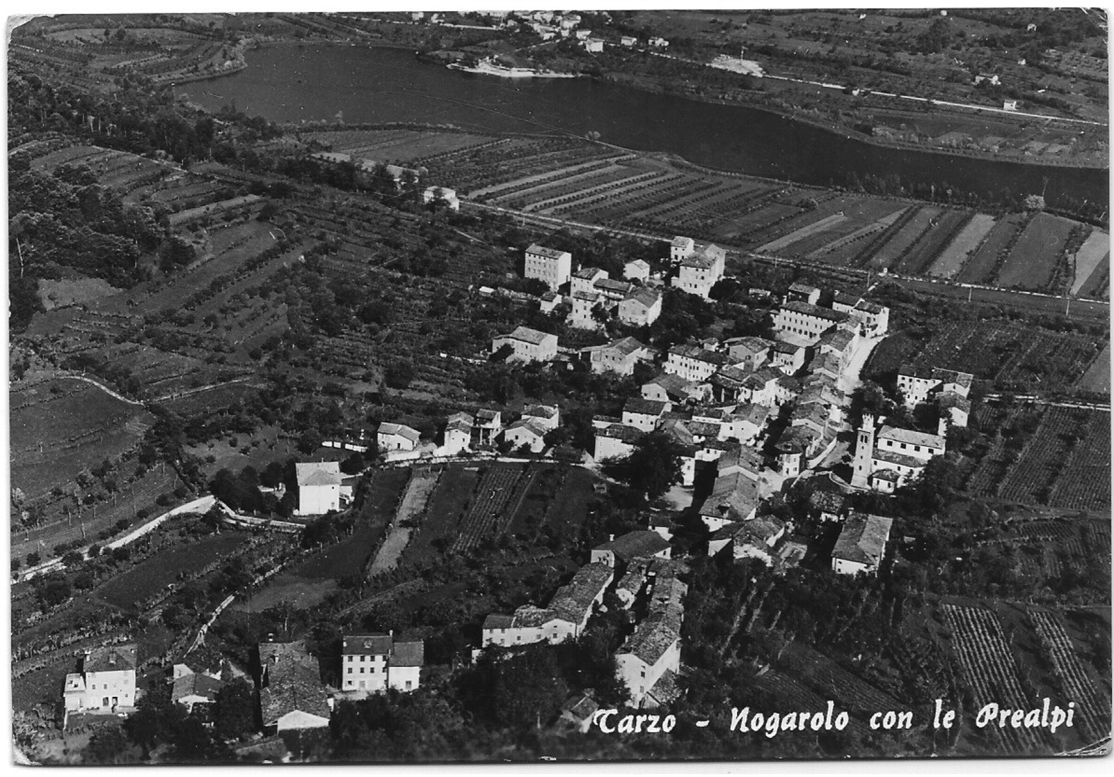 TARZO - TREVISO - NOGAROLO CON LE PREALPI - CARTOLINA VIAGGIATA NEL 1959  - - Treviso