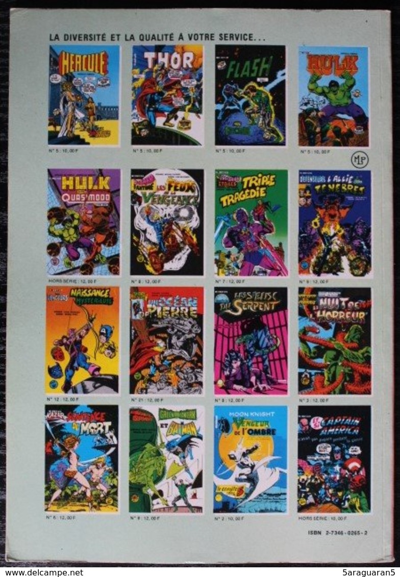 BD THOR LE FILS D'ODIN - 22 - La Fin De La Quête - EO 1984 Artima Color Marvel Super Star - Thor