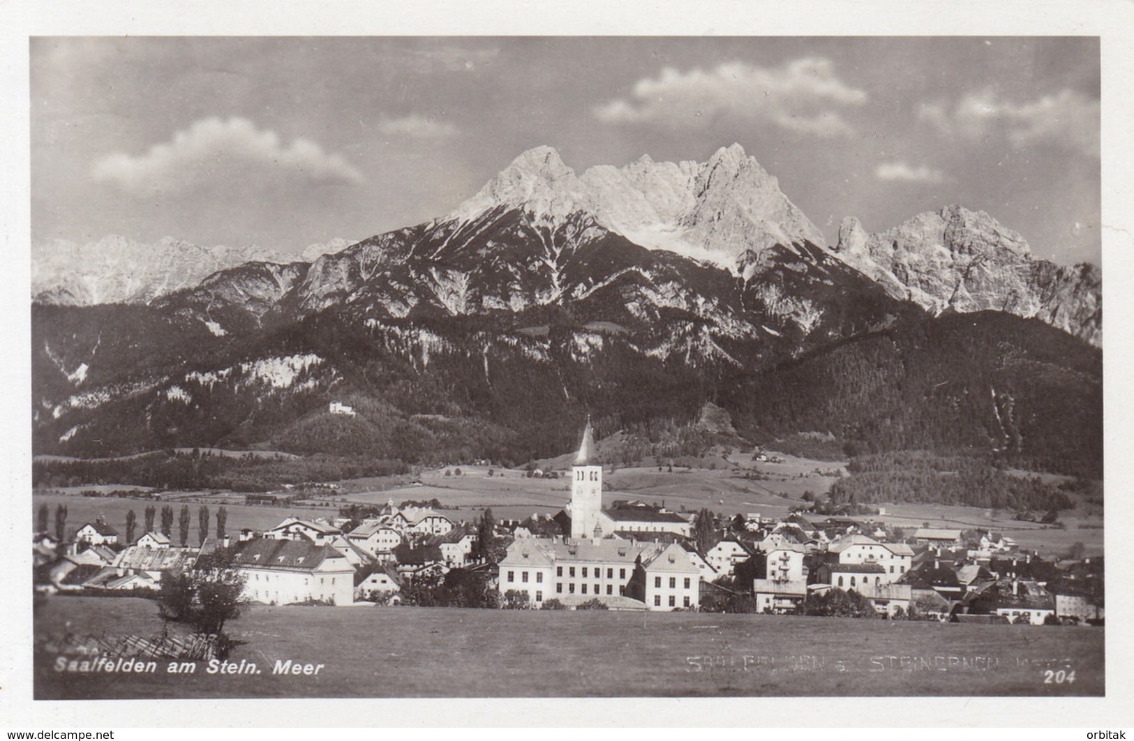 Saalfelden Am Steinernen Meer * Gesamtansicht, Gebirge, Tirol, Alpen * Österreich * AK861 - Saalfelden