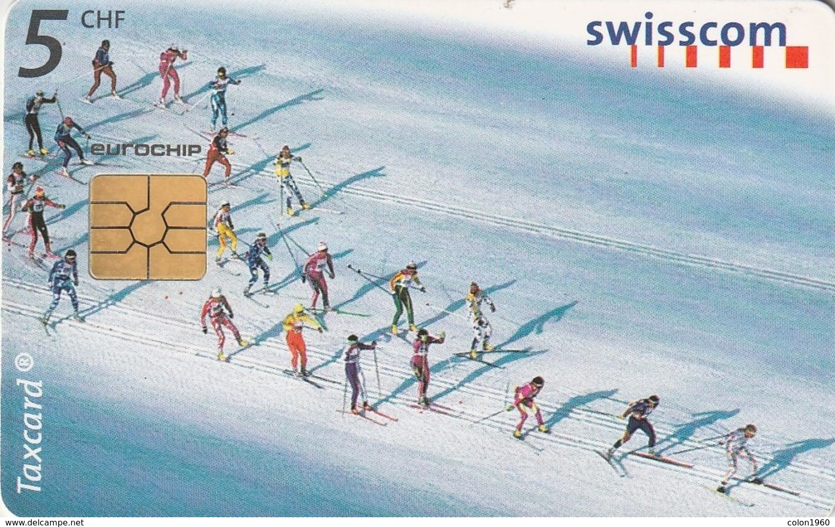 SUIZA. SUI-CP-40A. Deportes De Invierno. Skating. 9/98. (175) - Deportes