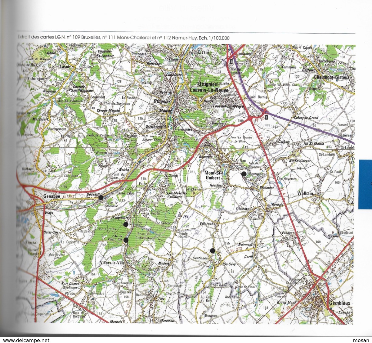 Itinéraires Au Fil De...Dyle, Villers-la-Ville, Chastre,Genappe, Court-Saint-Etienne, Biesmelle, Charleroi, Thuin, Lobbe - Belgium