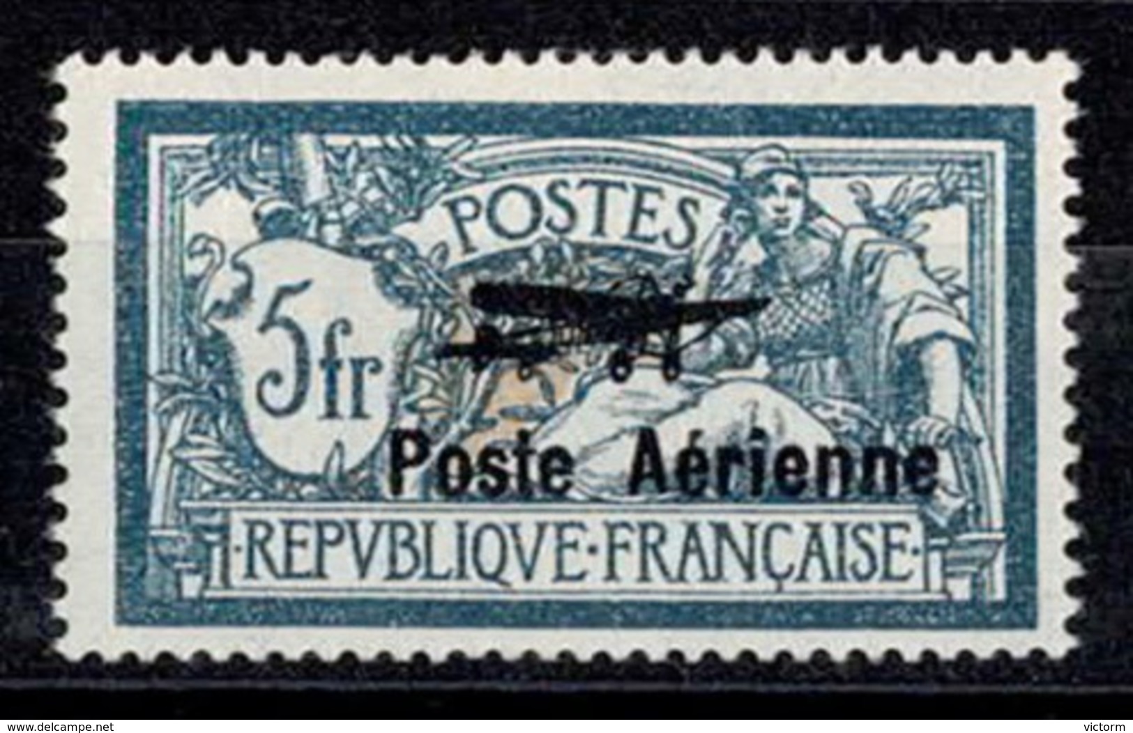 France Poste Aérienne 1927 - Salon International De L'aviation - YT N°2 - Neuf Trace De Charnière TB - 1927-1959 Neufs