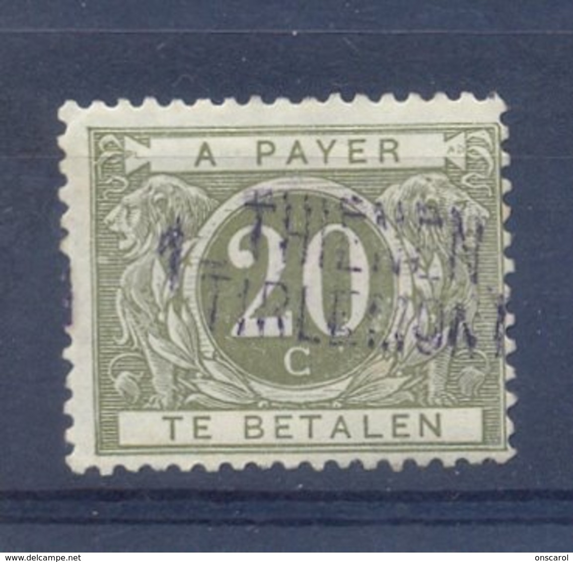 Nr. TX6 Met Naamstempel TIENEN - Timbres