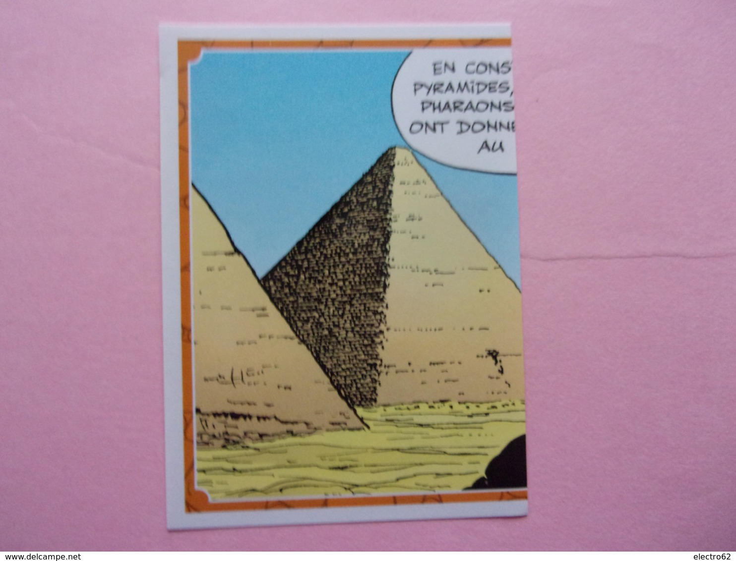 PANINI Astérix CARREFOUR N°90 Pyramide - Edition Française