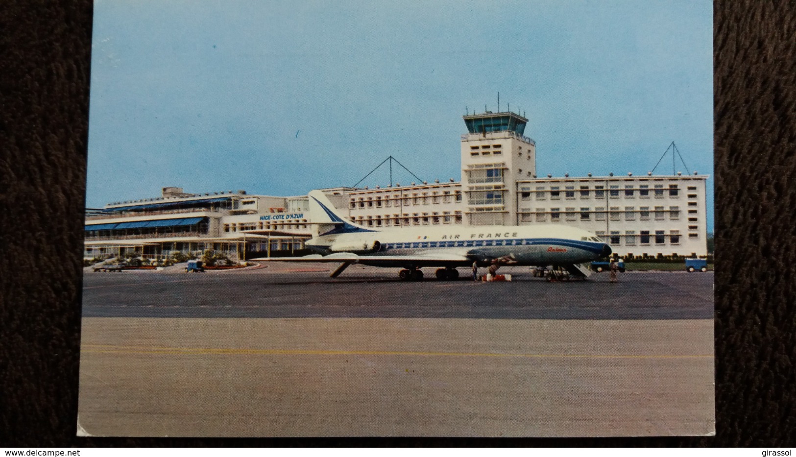 CPSM NICE 06 LA CARAVELLE ET L AEROPORT DE NICE COTE D AZUR AVION ED MONTLUET 1970 - 1946-....: Ere Moderne