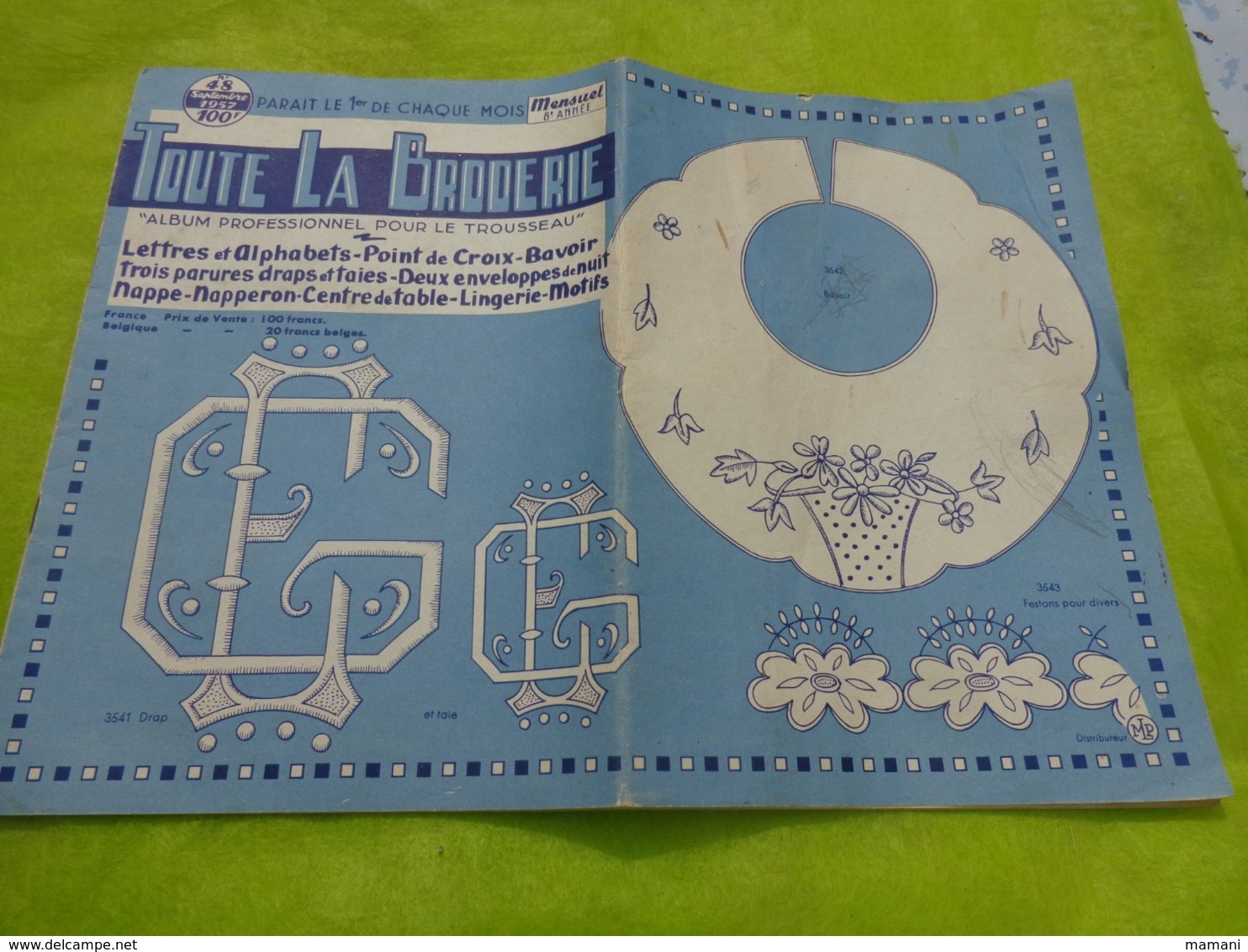 Lot De 11 Revues Toute La Broderie - Punto Croce