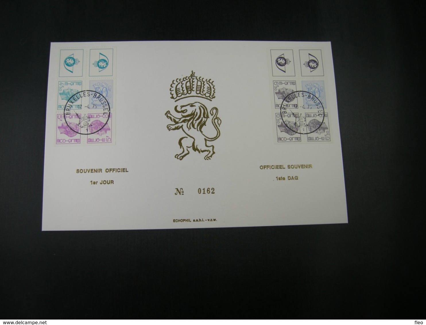 BELG.1973 B12 & B13 (1762/1764) FDC Echophil Card N°0162: " Carnets/Boekjes " - 1971-1980