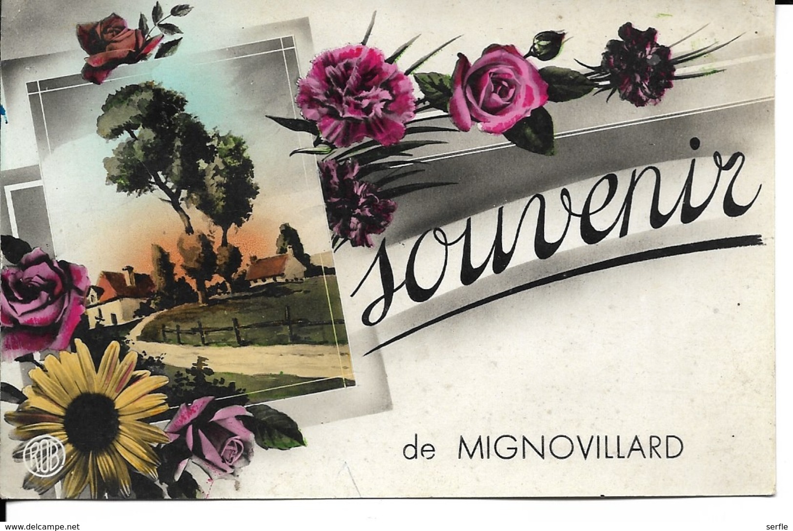 39 - Mignonvillard - Carte Fantaisie "Souvenir De..." - Autres & Non Classés