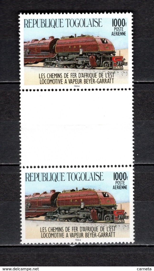 TOGO N° PA 530 + PA 530 SE TENANT  NEUFS SANS CHARNIERE COTE  ? € RARE  TRAIN  VOIR DESCRIPTION - Togo (1960-...)