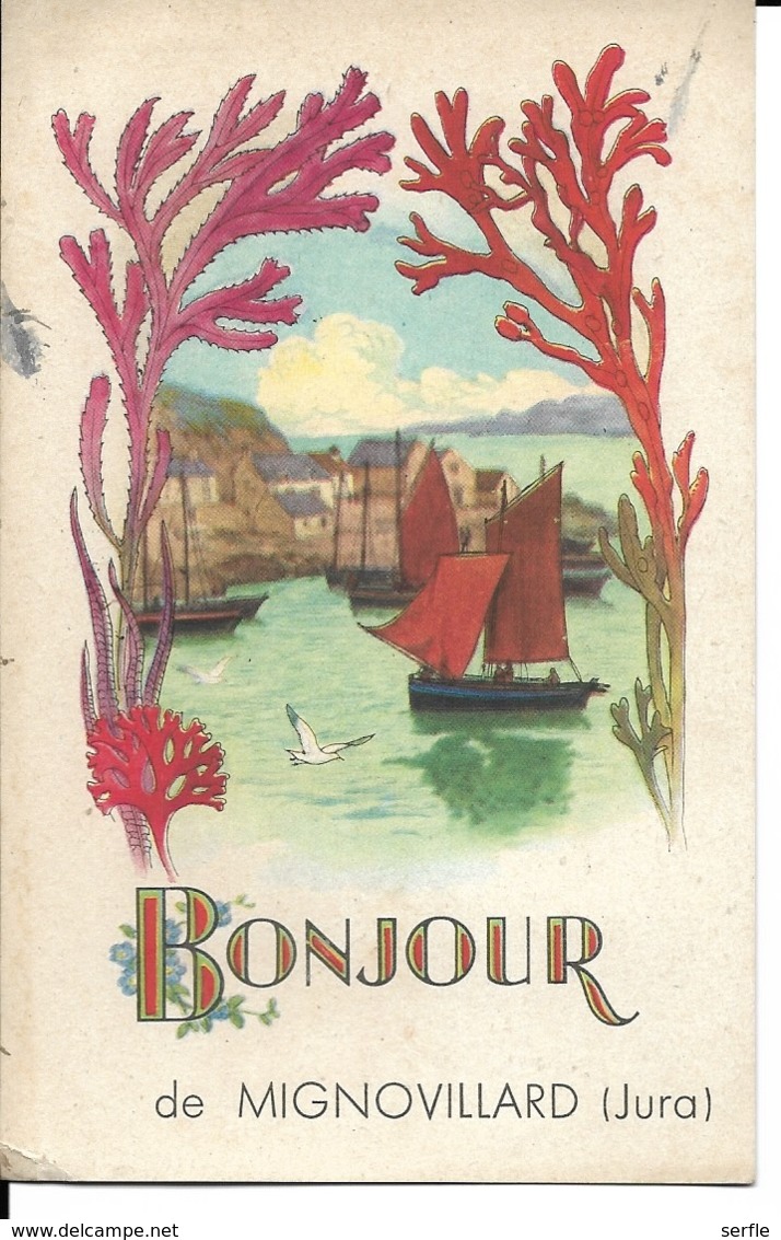 39 - Mignonvillard - Carte Fantaisie " Bonjour De..." - Other & Unclassified