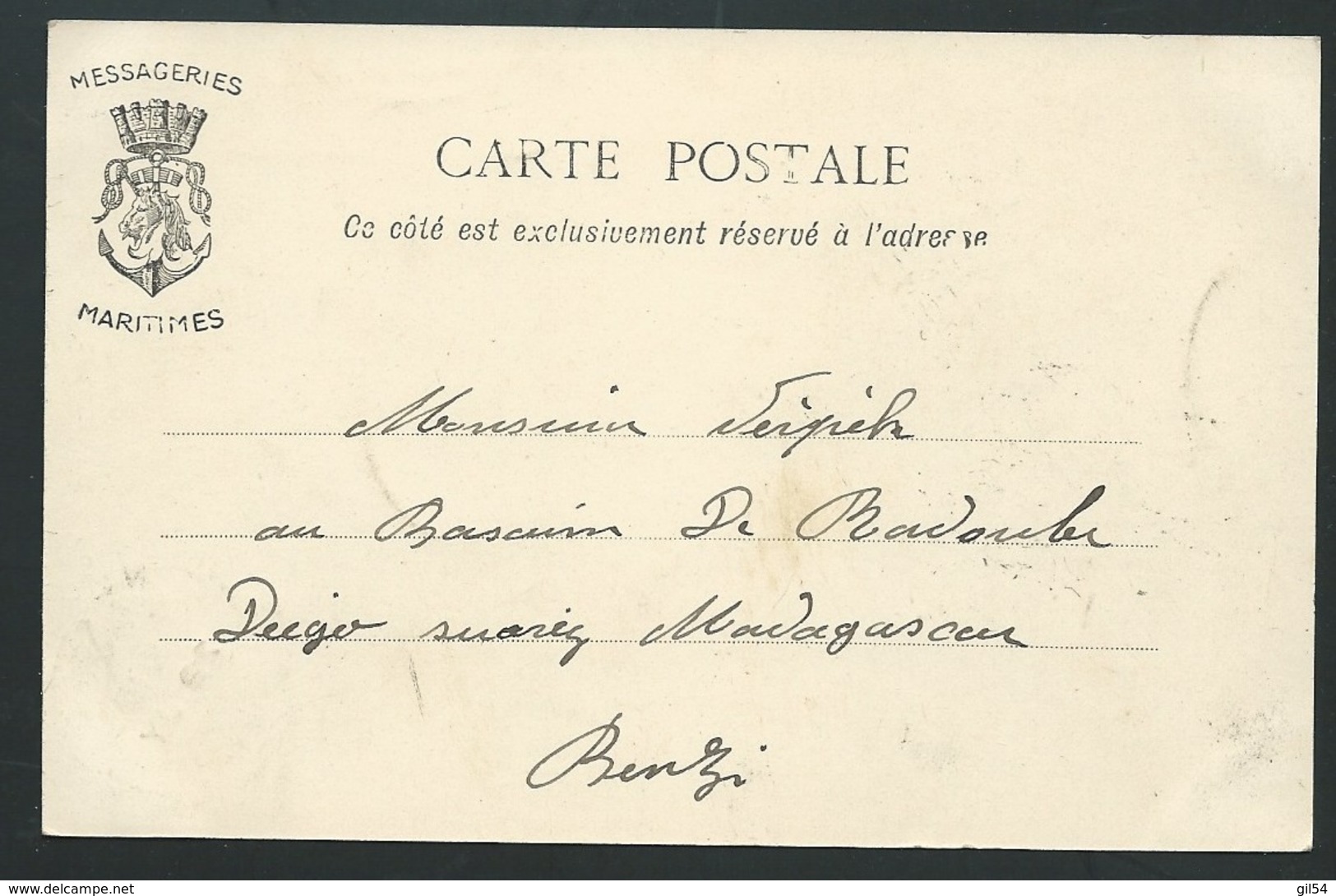 Cpa "Mombasa - Sur Les Quais " , Affranchie Pour Diego Suarez  En 1908 Par Afrique Orientale Yvert N°126  OBE3487 - Protectorados De África Oriental Y Uganda