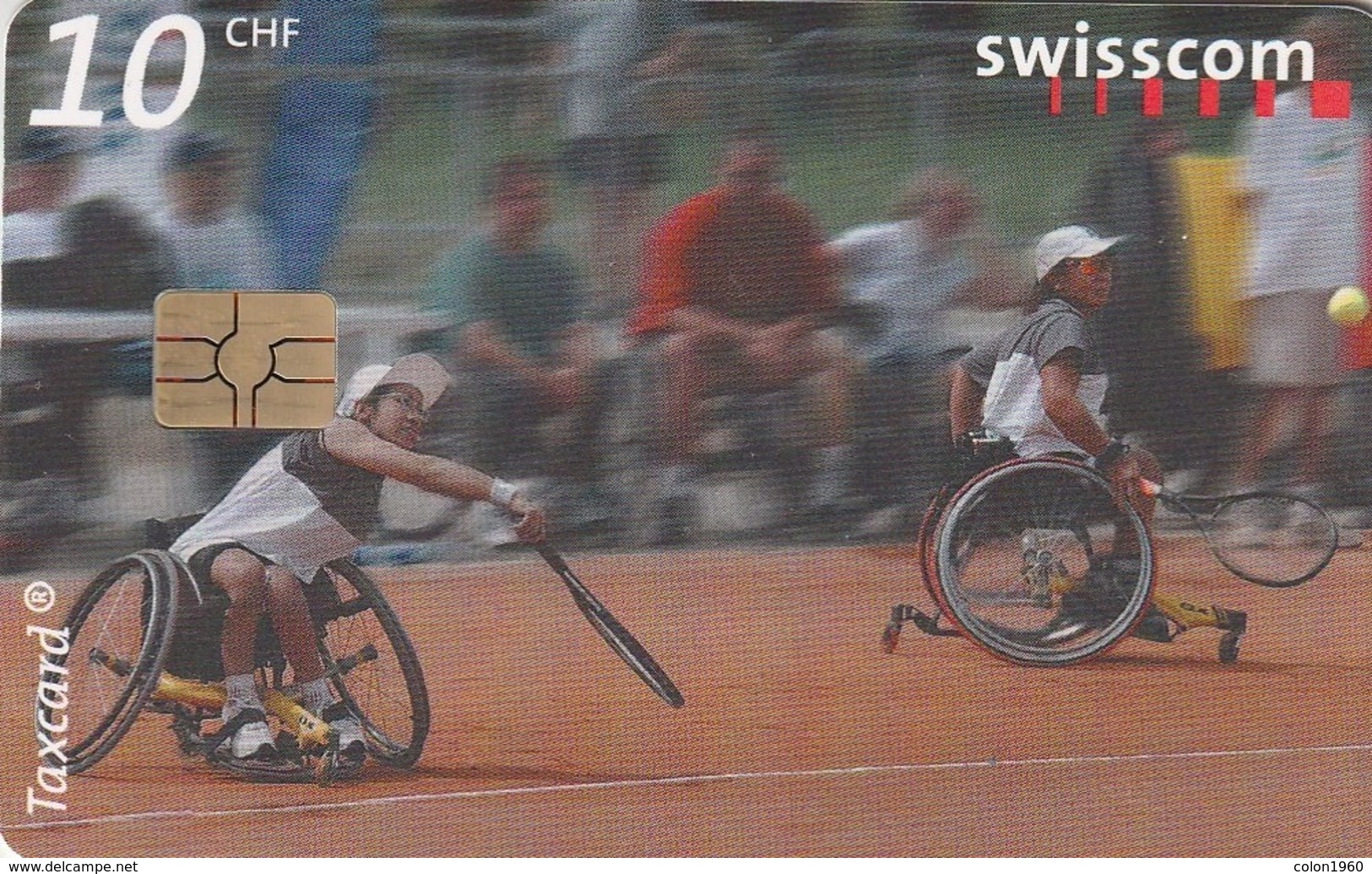 SUIZA. SUI-CP-107. Paralímpicos. Invacare Tennis World Team Cup 01. Crossing Boundaries Together. 09/01. (095) - Sport