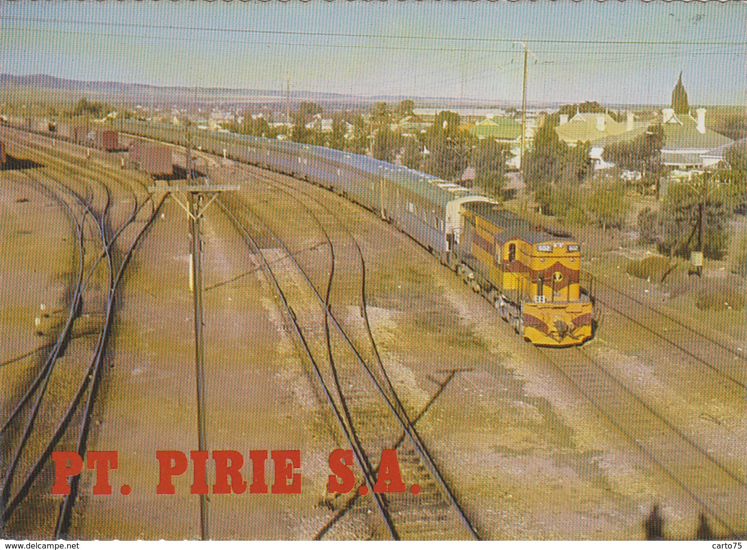 Océanie - Australia - Chemins De Fer - "The Indian-Pacific" - Port Pirie - Gare - Adelaide