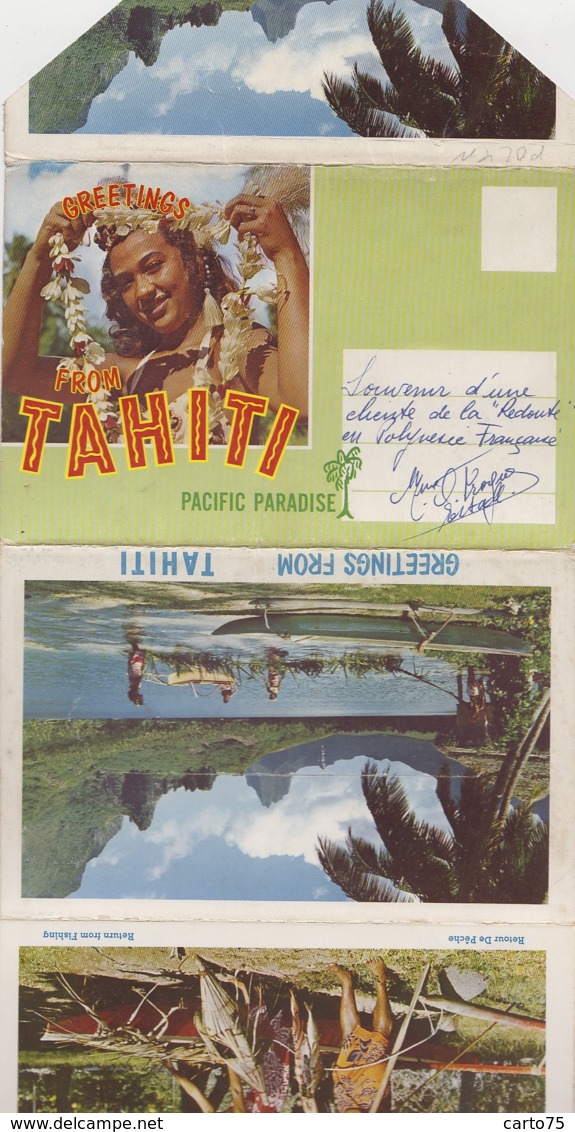 Océanie - Tahiti - Dépliant 4 Volets - Greetings From Tahiti - Tahiti