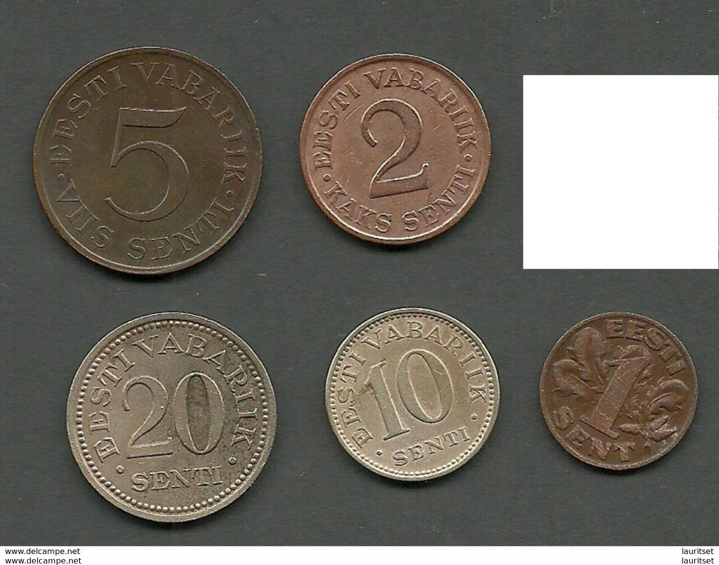 Estland Estonia Estonie 1922 - 1935 Lot Old Coins - Estland