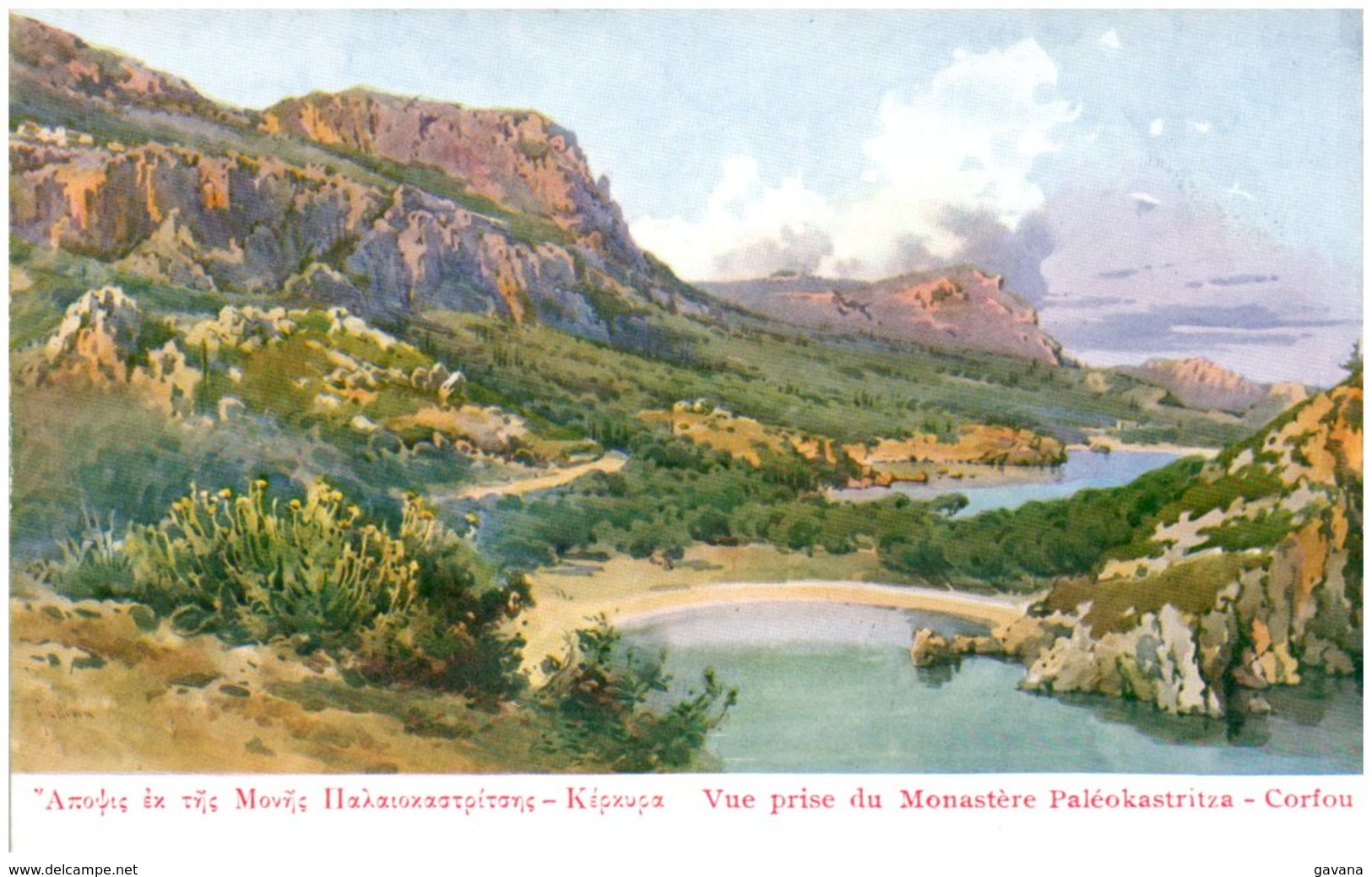 CORFOU - Vue Prise Du Monastère Paléokastritza - Griekenland