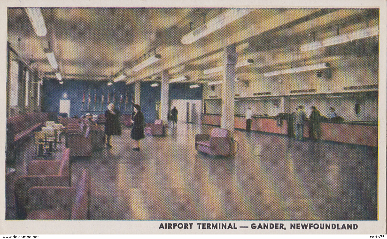 Amérique - Canada - Terre-Neuve Et Labrador - Gander - Aéroport - Airport Terminal - Aviation - Andere & Zonder Classificatie