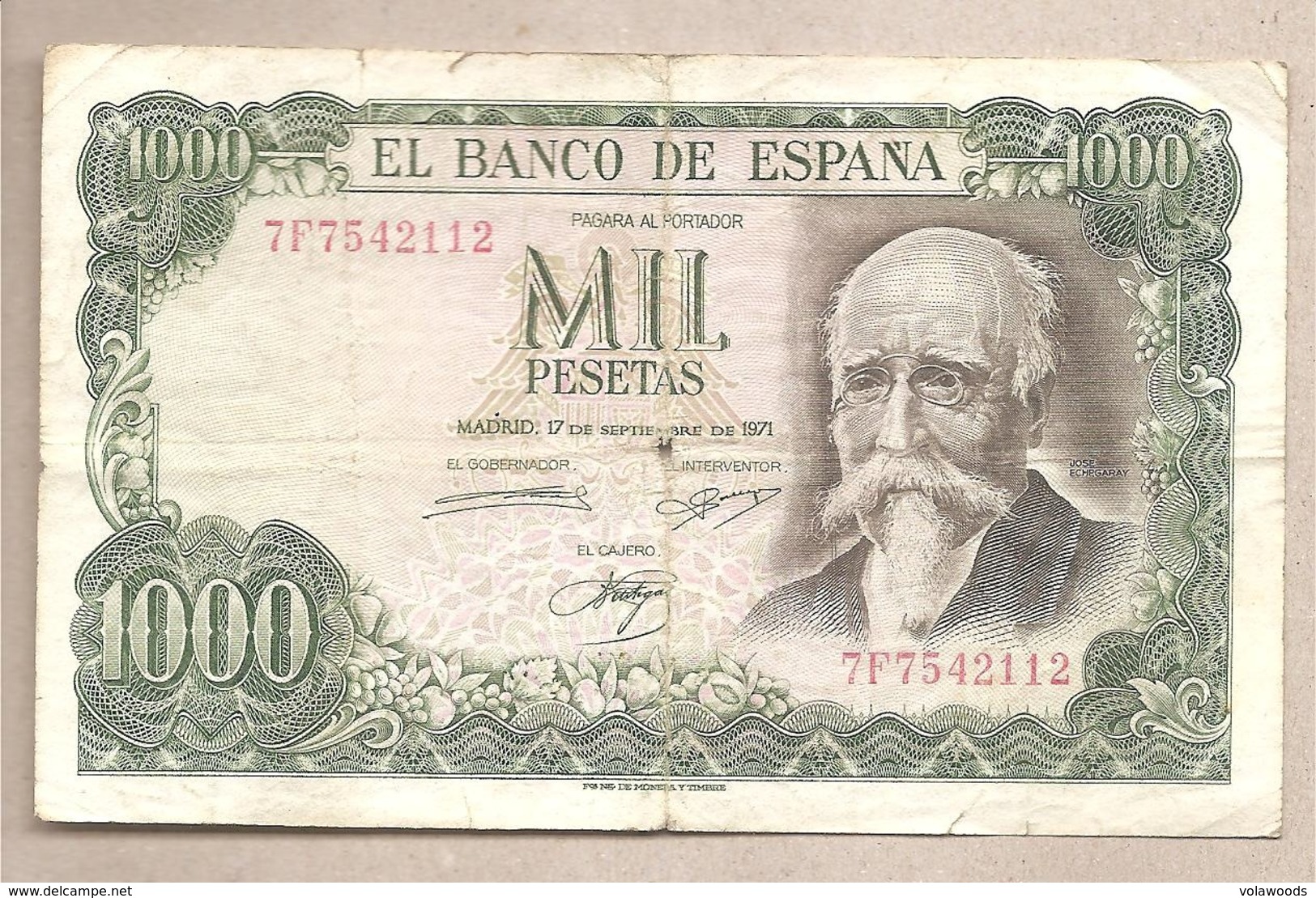 Spagna - Banconota Circolata Da 1000 Pesetas P-154a.3 - 1971 - 1000 Peseten