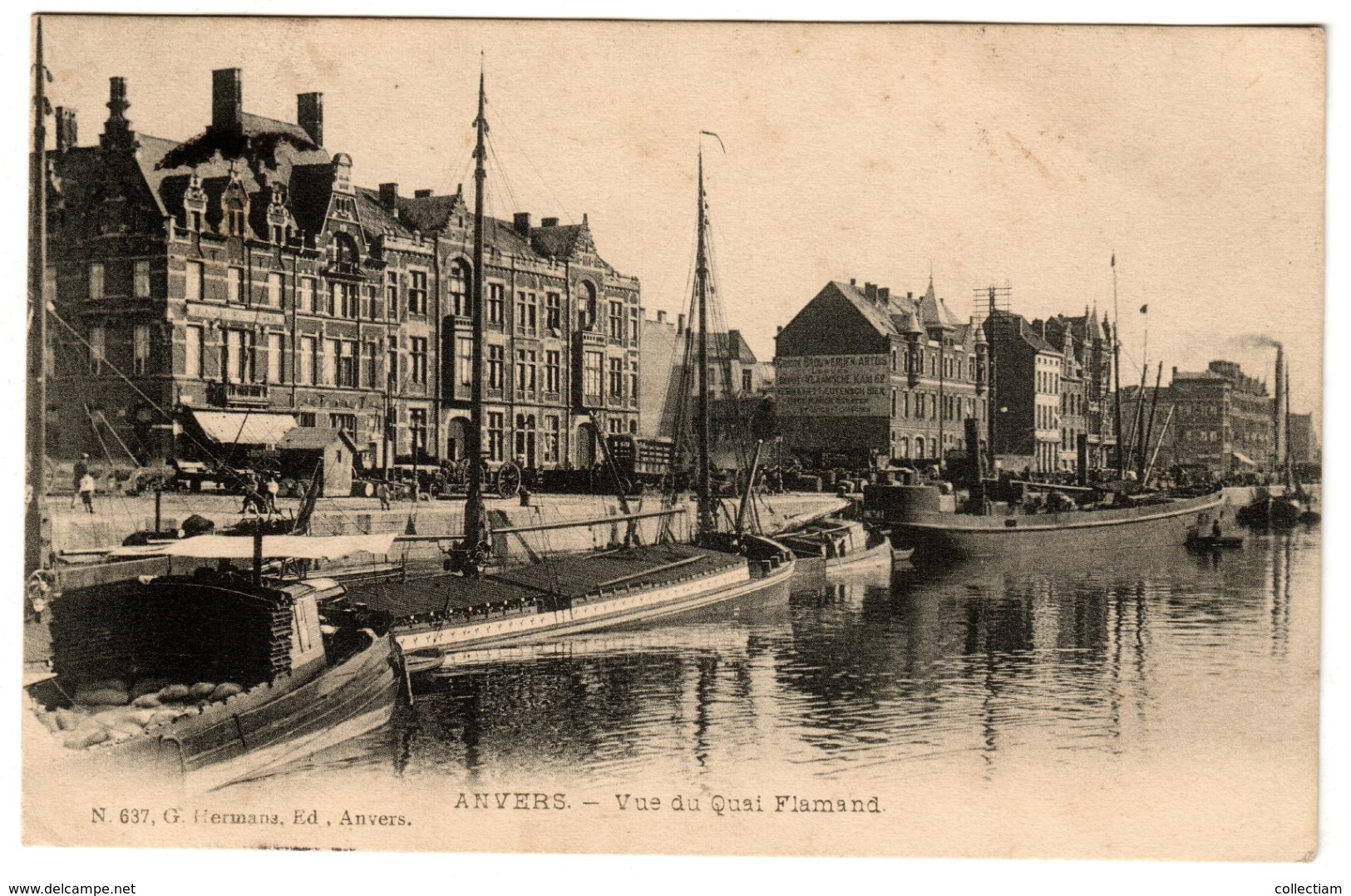 ANVERS - Vue Du Quai Flamand - Antwerpen