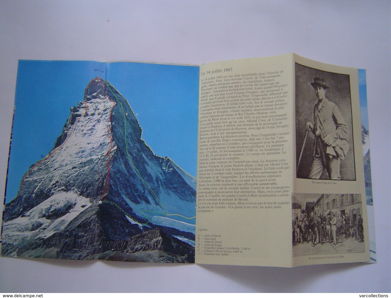 DEPLIANT 1960 : ZERMATT / VALAIS / SUISSE - Dépliants Touristiques