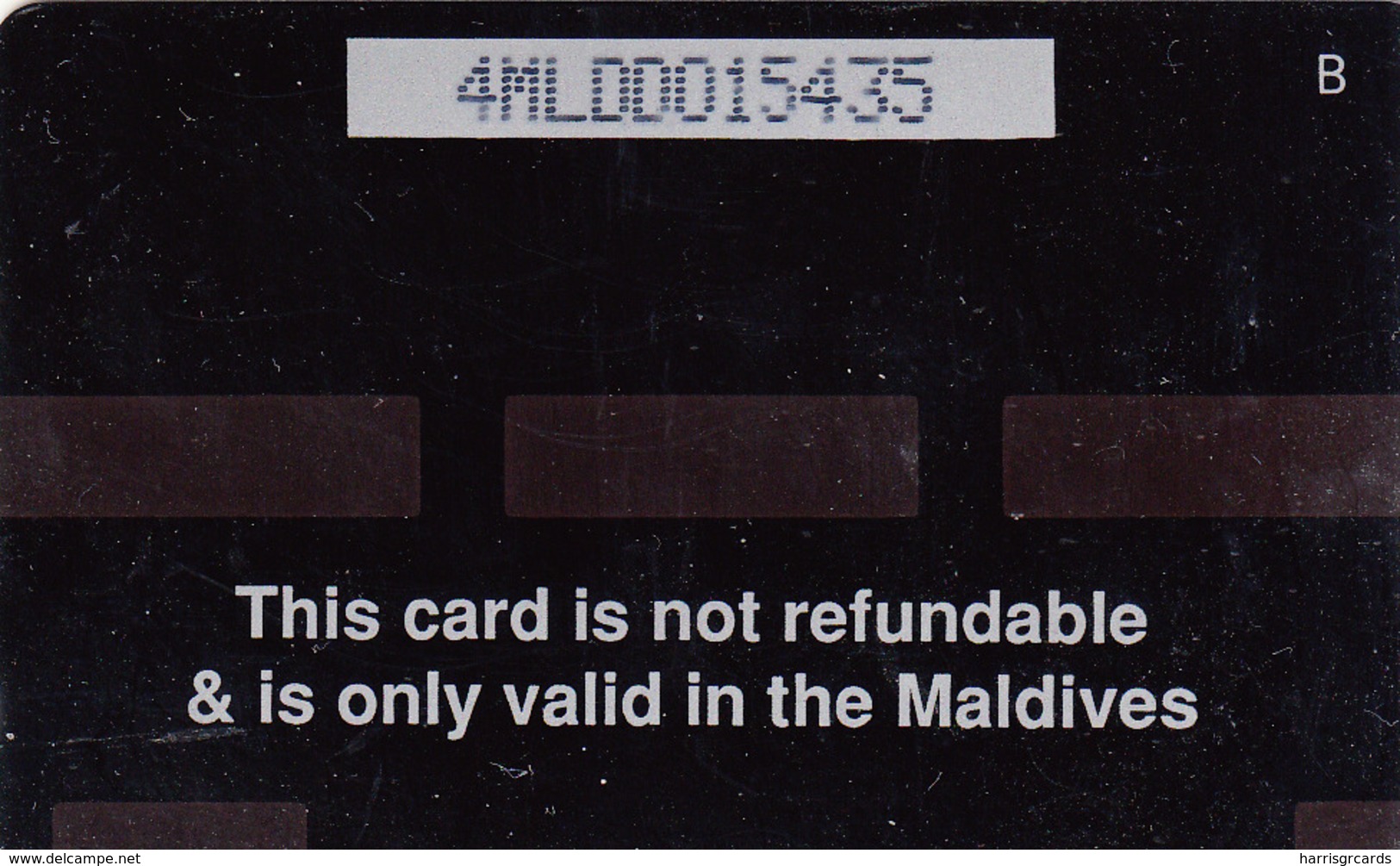 MALDIVES - Coconut Palms,CN:4MLDD, Used - Maldiven