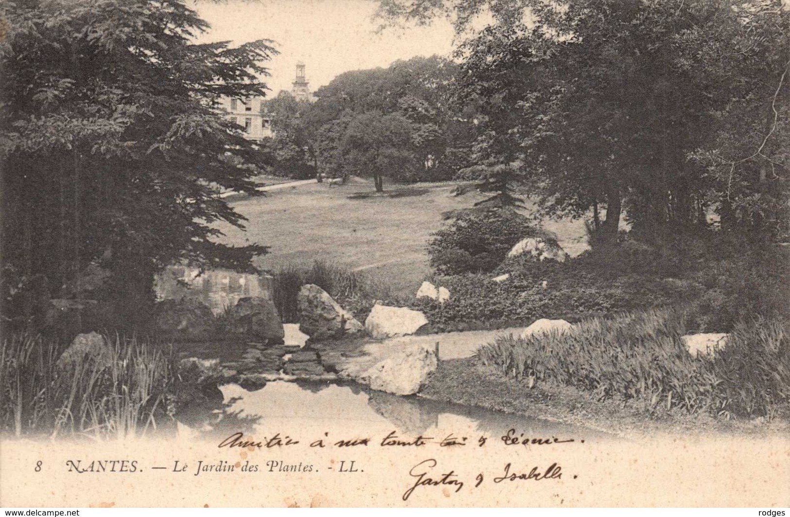 Dep 44 , Cpa NANTES , 8 , Le Jardin Des Plantes  (2619) - Nantes