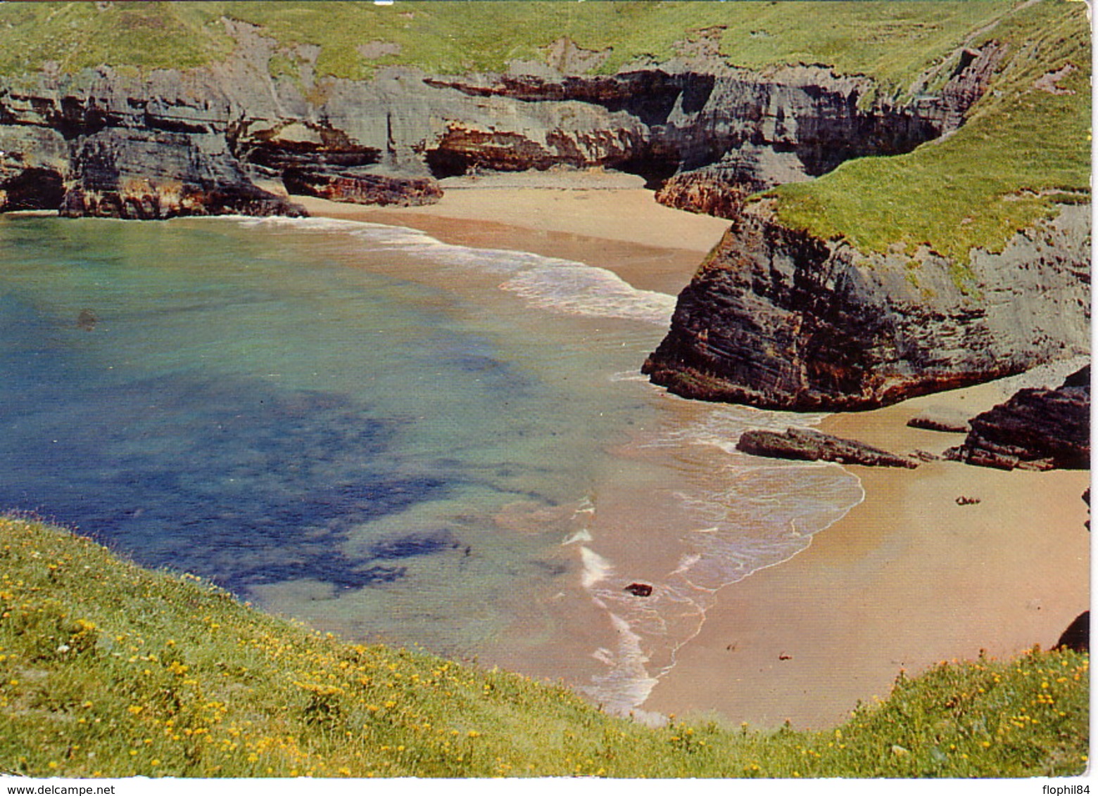 IRLANDE- EIRE - CROISIERE 1957-58 -  MILLE ANS APRES LES VIKINGS - IONYL - PLASMARINE - FALAISE DE BALLYBUNION. - Cartas & Documentos