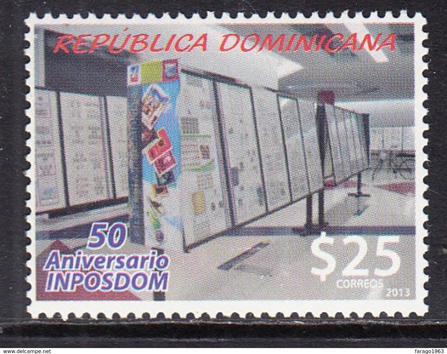 2013 Dominican Republic Dominicana Post Office Services Philately Complete Set Of 3 MNH - Dominican Republic