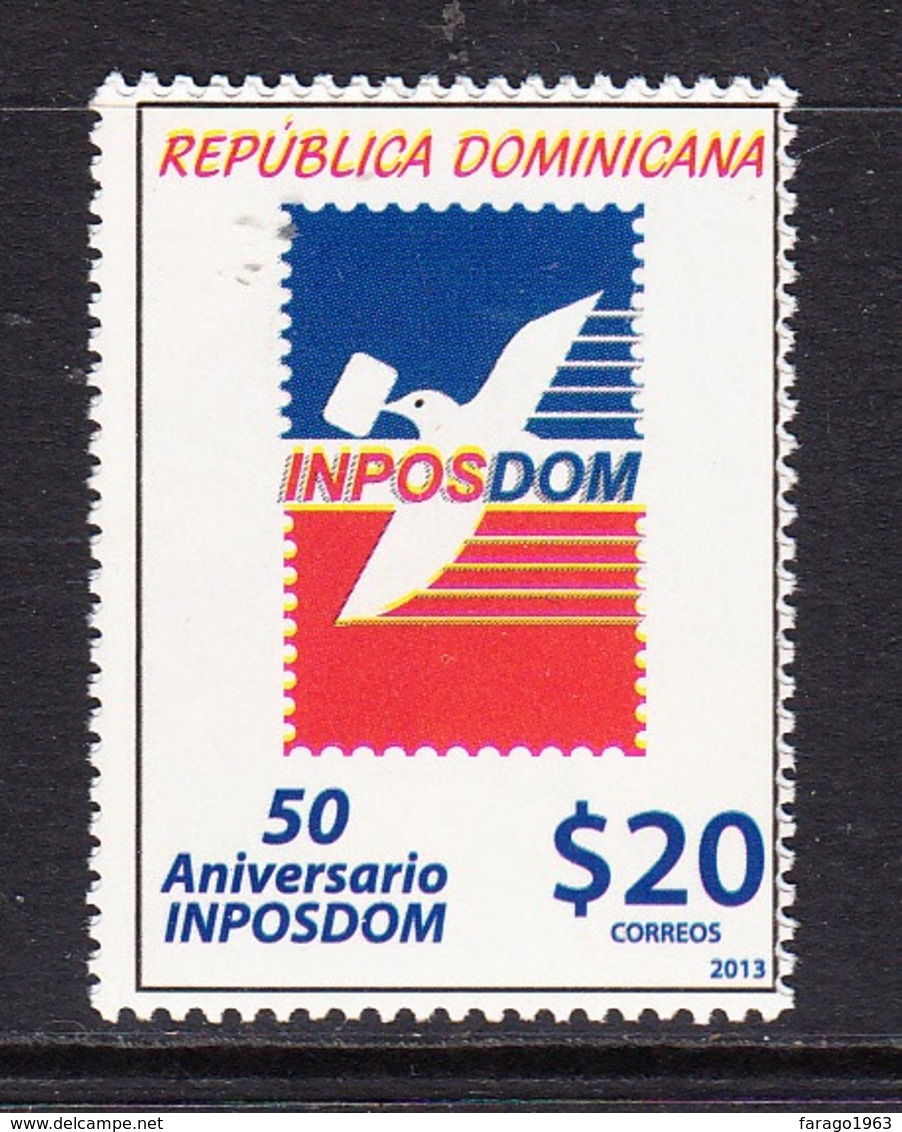 2013 Dominican Republic Dominicana Post Office Services Philately Complete Set Of 3 MNH - Dominican Republic
