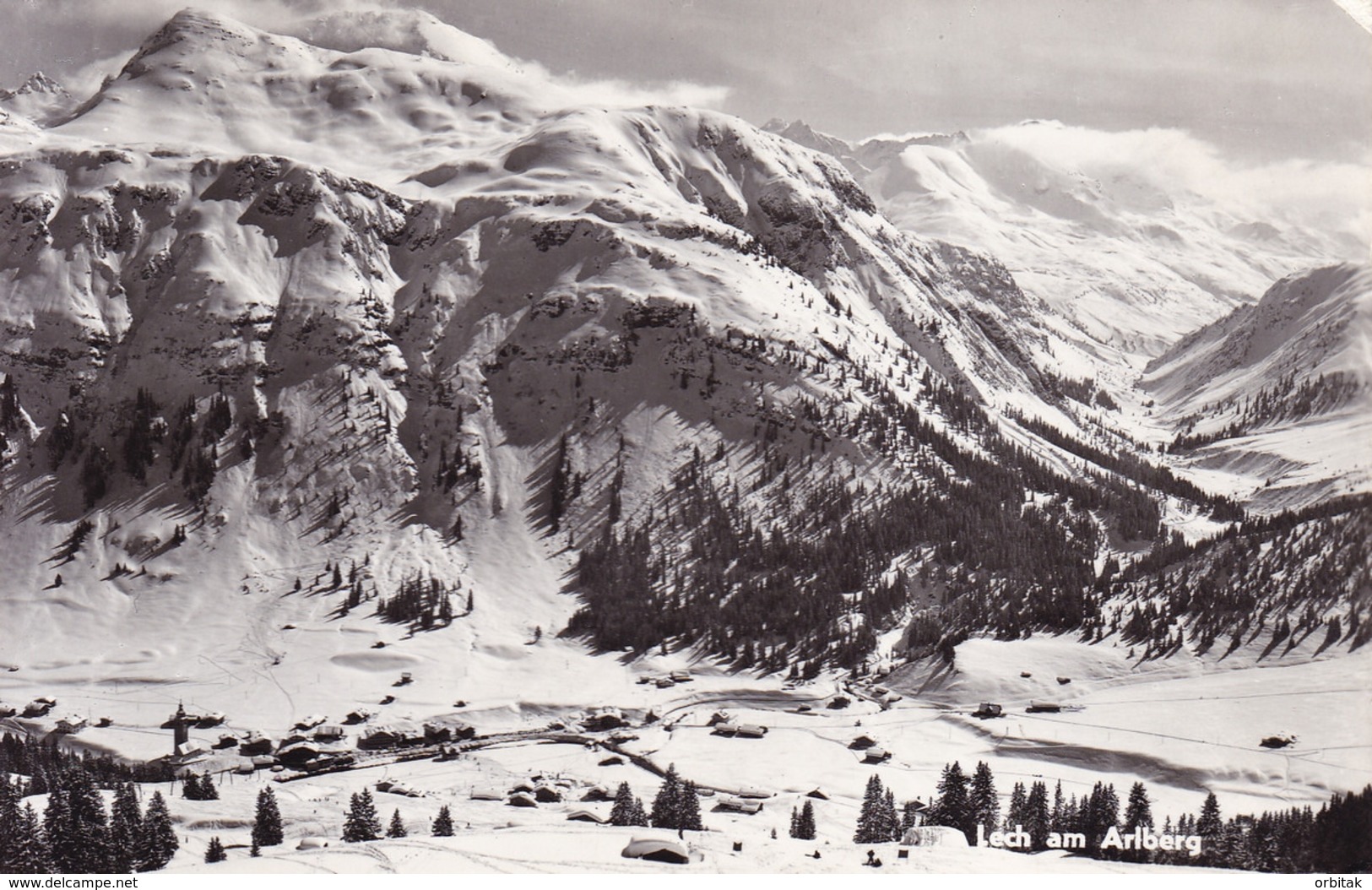 Lech Am Arlberg * Gesamtansicht, Winter, Gebirge, Tirol, Alpen * Österreich * AK910 - Lech