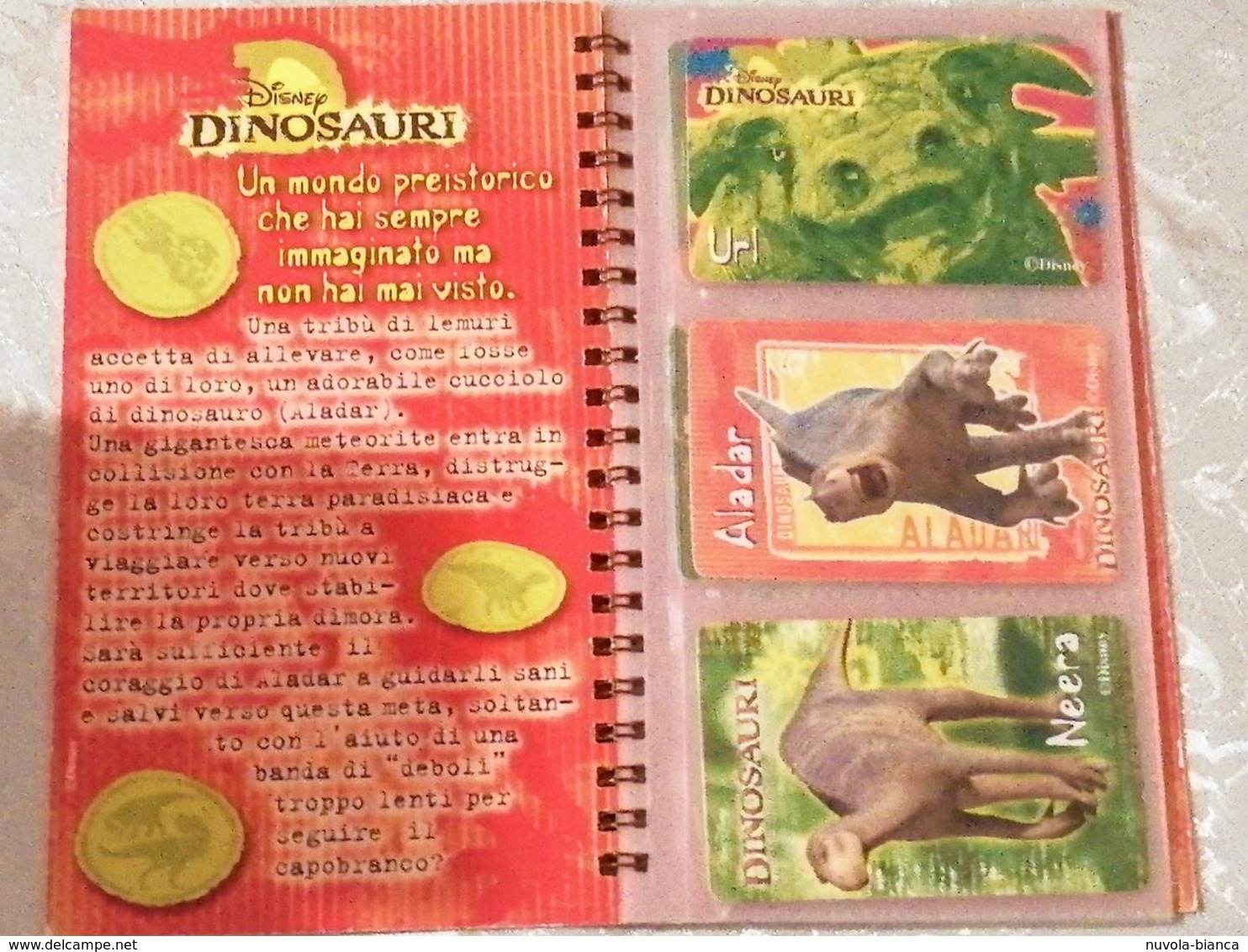 Disney DINOSAURI CARTE Telefoniche Da Collezione, Album +8 Schede Diverse Entra €€€ Per Descrizione - Other & Unclassified