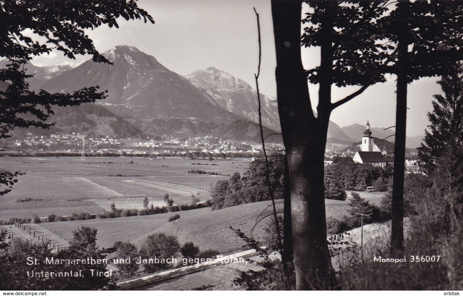 Jenbach Und St. Margarethen * Rofan, Gesamtansiciht, Gebirge, Tirol, Alpen * Österreich * AK913 - Jenbach