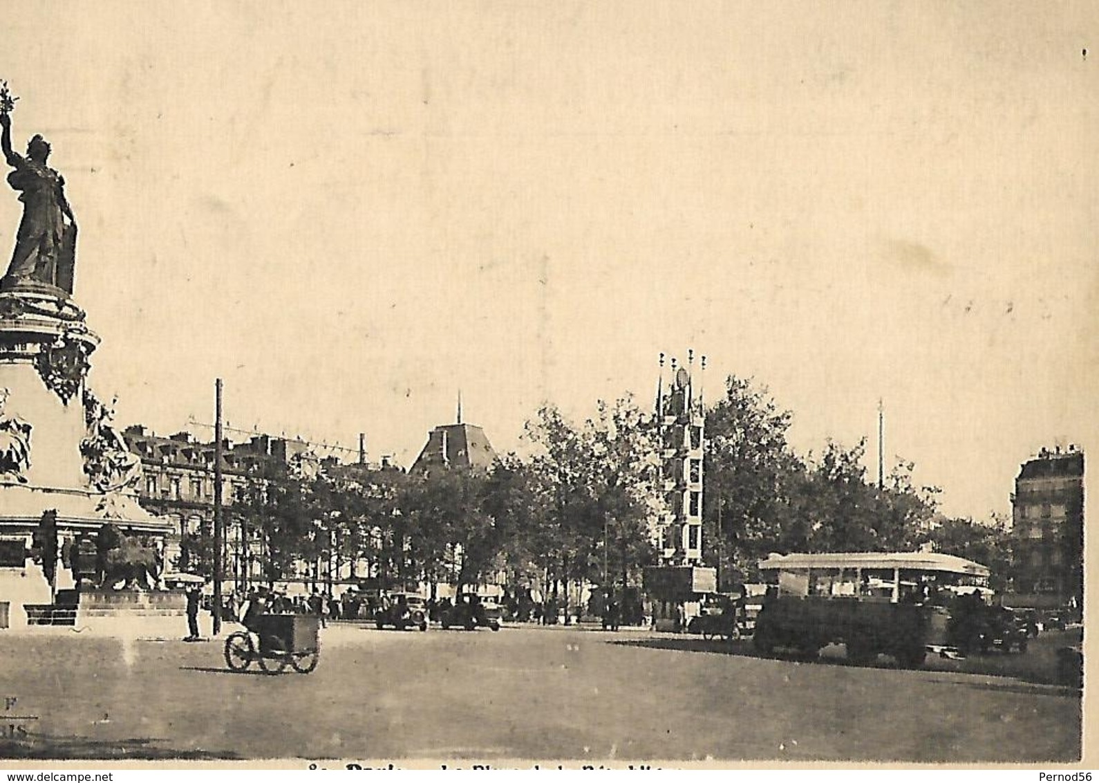 CPA PARIS Place De La République - Places, Squares