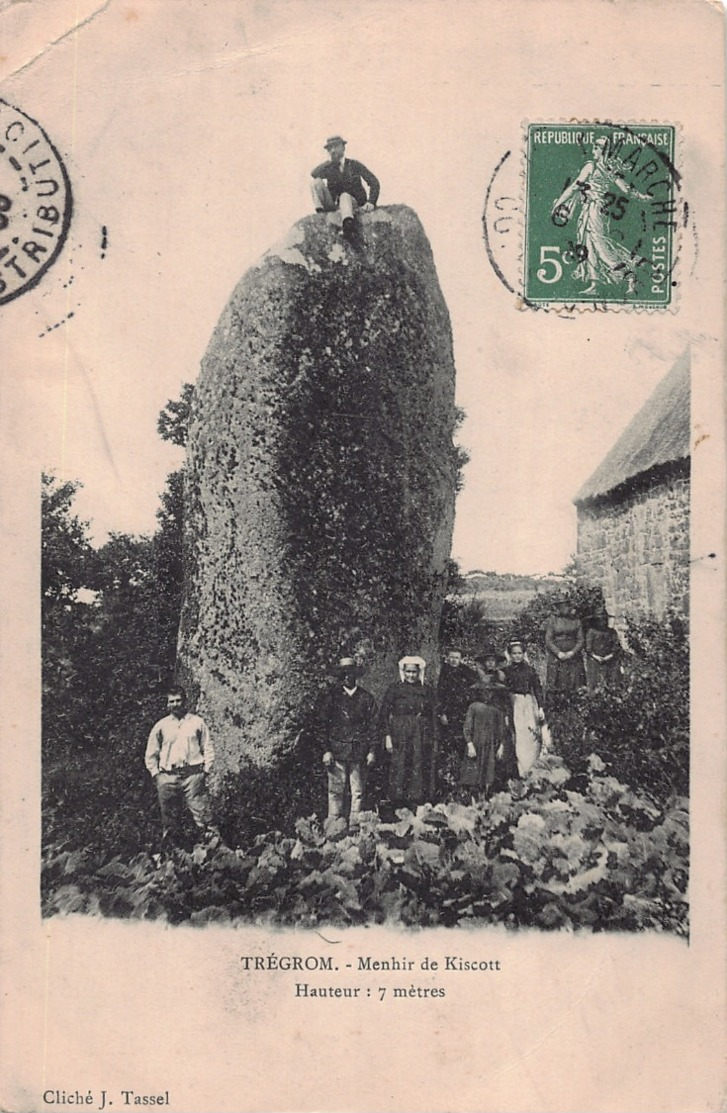 TREGROM -  Menhir De Kiscott ( Animation ) Theme Dolmen Et Menhir - Other & Unclassified