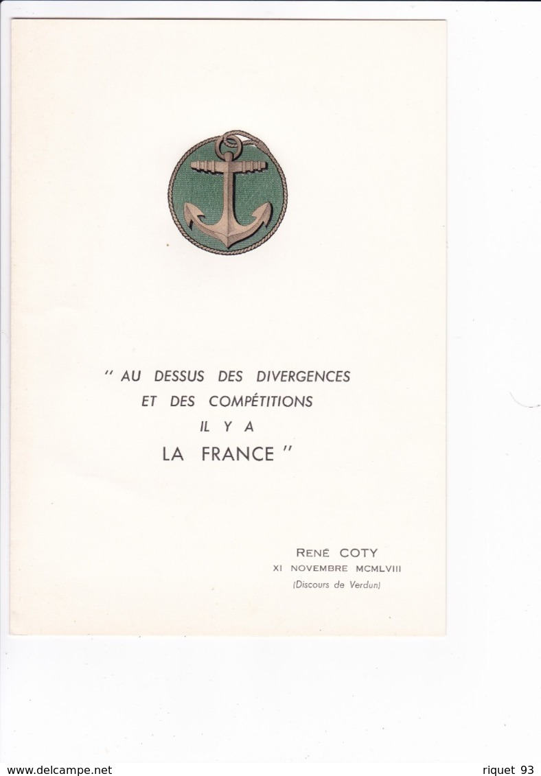 Document Premier Jour René COTY - 25 Avril 1964 Au Havre Plus Une Cp Premier Jour - Sonstige & Ohne Zuordnung